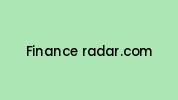 Finance-radar.com Coupon Codes