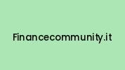 Financecommunity.it Coupon Codes