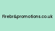 Firebrandpromotions.co.uk Coupon Codes