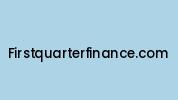 Firstquarterfinance.com Coupon Codes