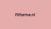 Fitforme.nl Coupon Codes