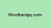 Fitnotherapy.com Coupon Codes