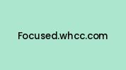 Focused.whcc.com Coupon Codes