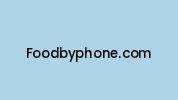 Foodbyphone.com Coupon Codes