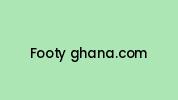 Footy-ghana.com Coupon Codes