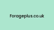 Forageplus.co.uk Coupon Codes