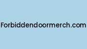 Forbiddendoormerch.com Coupon Codes