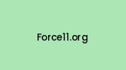 Force11.org Coupon Codes