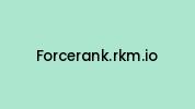 Forcerank.rkm.io Coupon Codes