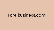 Fore-business.com Coupon Codes