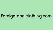 Foreignlabelclothing.com Coupon Codes