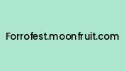 Forrofest.moonfruit.com Coupon Codes