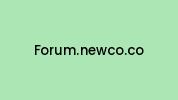 Forum.newco.co Coupon Codes