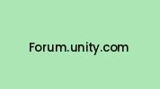 Forum.unity.com Coupon Codes