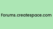 Forums.createspace.com Coupon Codes