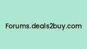 Forums.deals2buy.com Coupon Codes