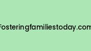 Fosteringfamiliestoday.com Coupon Codes