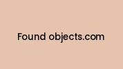 Found-objects.com Coupon Codes