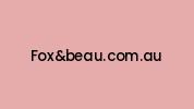 Foxandbeau.com.au Coupon Codes