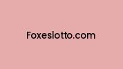 Foxeslotto.com Coupon Codes