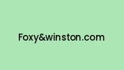 Foxyandwinston.com Coupon Codes