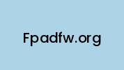 Fpadfw.org Coupon Codes