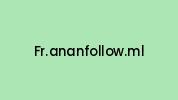 Fr.ananfollow.ml Coupon Codes