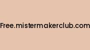 Free.mistermakerclub.com Coupon Codes