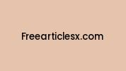 Freearticlesx.com Coupon Codes