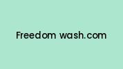 Freedom-wash.com Coupon Codes