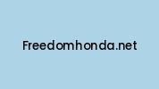 Freedomhonda.net Coupon Codes
