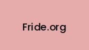 Fride.org Coupon Codes