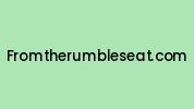 Fromtherumbleseat.com Coupon Codes