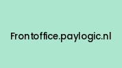 Frontoffice.paylogic.nl Coupon Codes