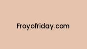 Froyofriday.com Coupon Codes