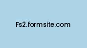 Fs2.formsite.com Coupon Codes