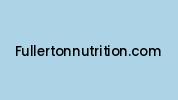 Fullertonnutrition.com Coupon Codes
