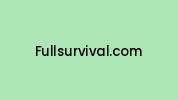 Fullsurvival.com Coupon Codes