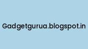 Gadgetgurua.blogspot.in Coupon Codes