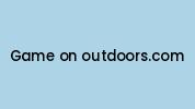 Game-on-outdoors.com Coupon Codes