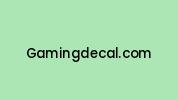 Gamingdecal.com Coupon Codes