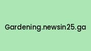 Gardening.newsin25.ga Coupon Codes