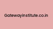 Gatewayinstitute.co.in Coupon Codes