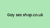 Gay-sex-shop.co.uk Coupon Codes