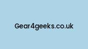 Gear4geeks.co.uk Coupon Codes