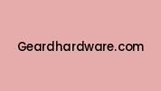 Geardhardware.com Coupon Codes