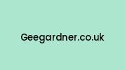 Geegardner.co.uk Coupon Codes