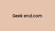 Geek-end.com Coupon Codes