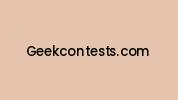 Geekcontests.com Coupon Codes