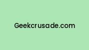 Geekcrusade.com Coupon Codes